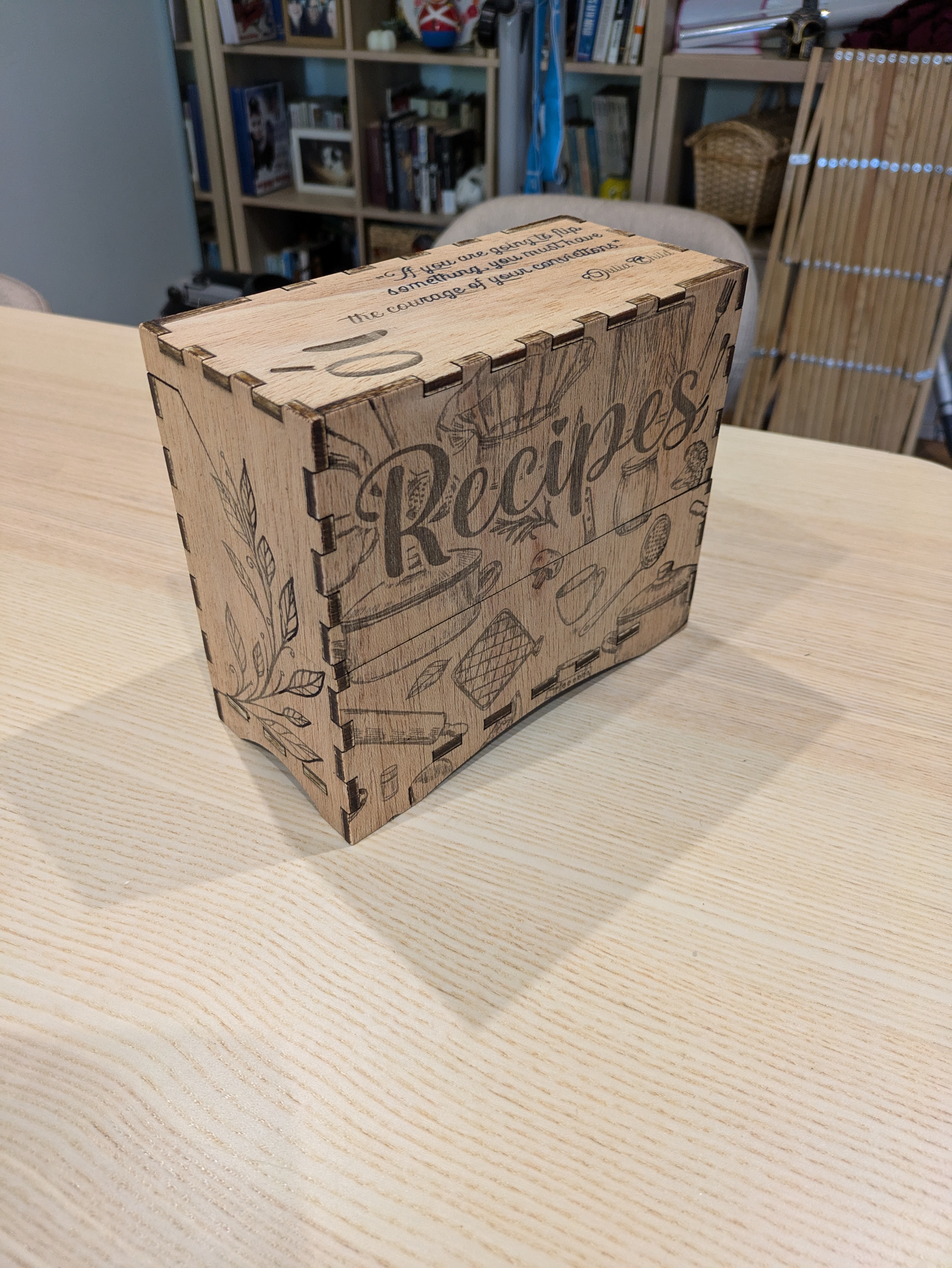 Recipes Box Sides