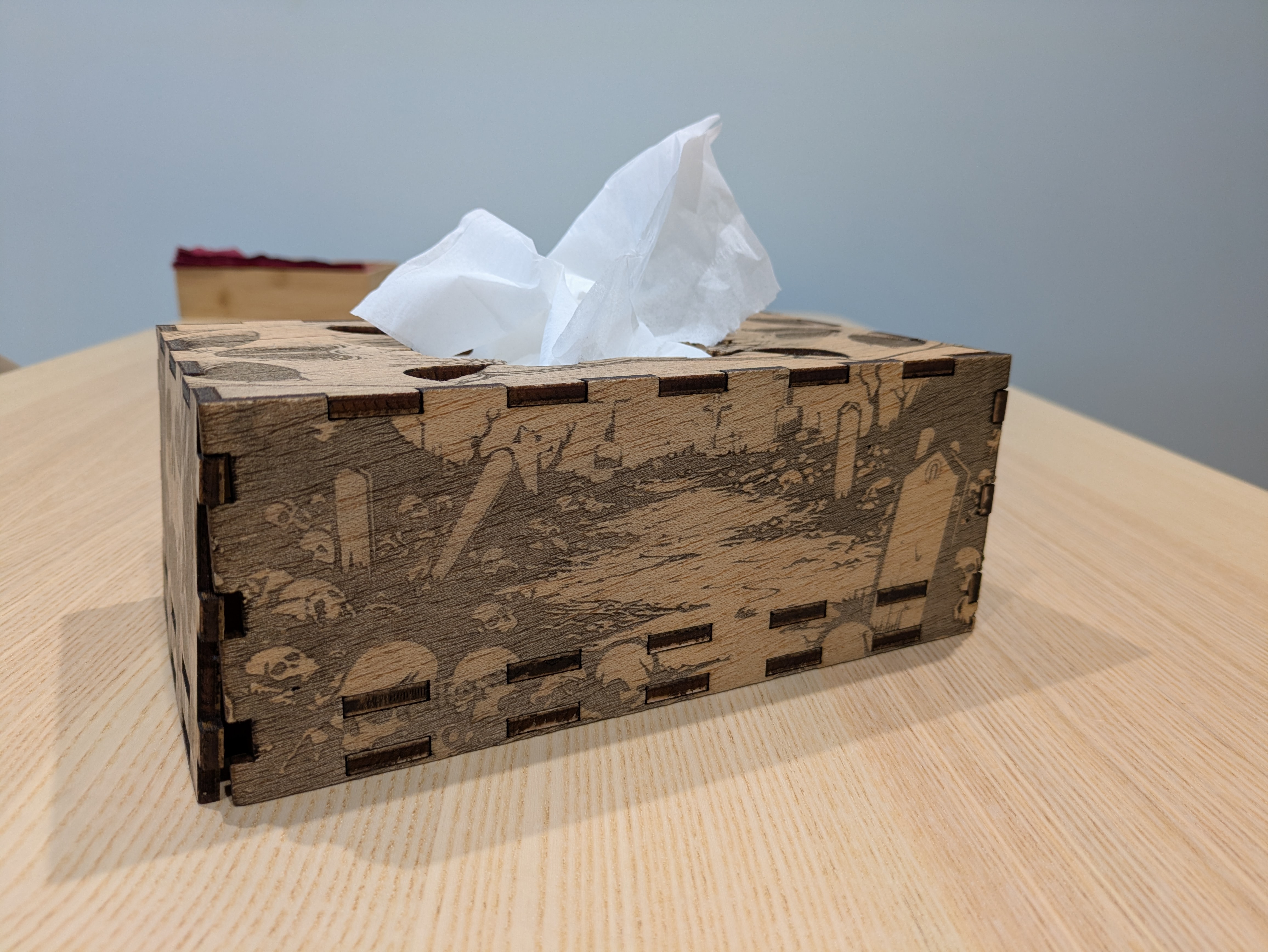 Tissue Box Side 1