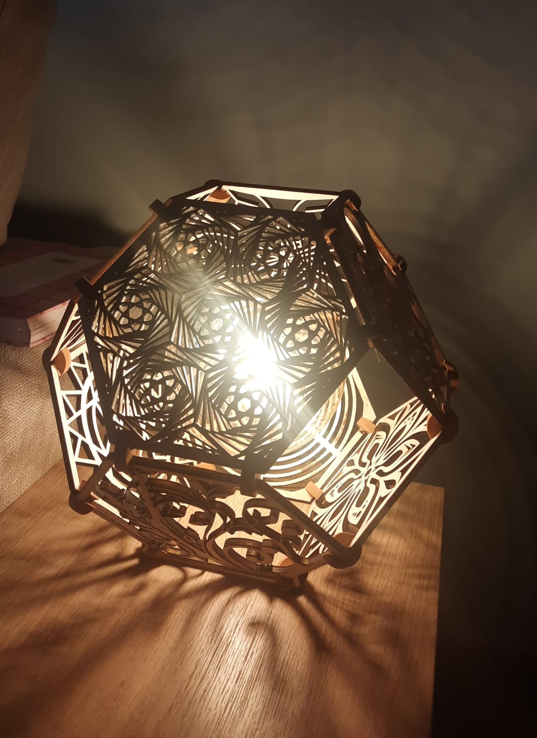 Truncated Octahedron Lamp Front